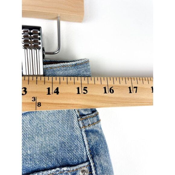 BDG Urban Outfitters High Rise Cutoff Raw Hem Jean Shorts Women’s Size 26 - Picture 3 of 9